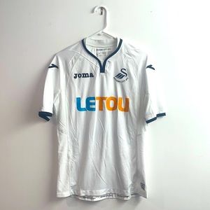 Wilfreid Bony Swansea City FC Jersey White #2 JOMA